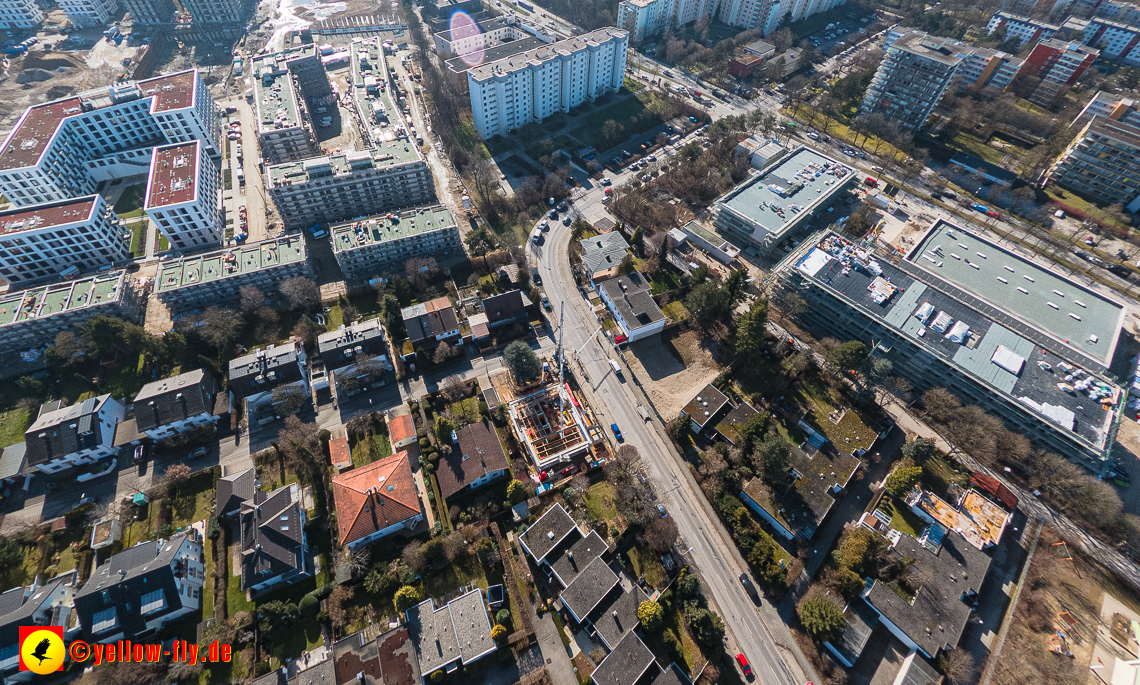 11.02.2023 - Neubau eines Mehrfamilienhause in der Niederalmstraße 16 in Neuperlach-Trudering